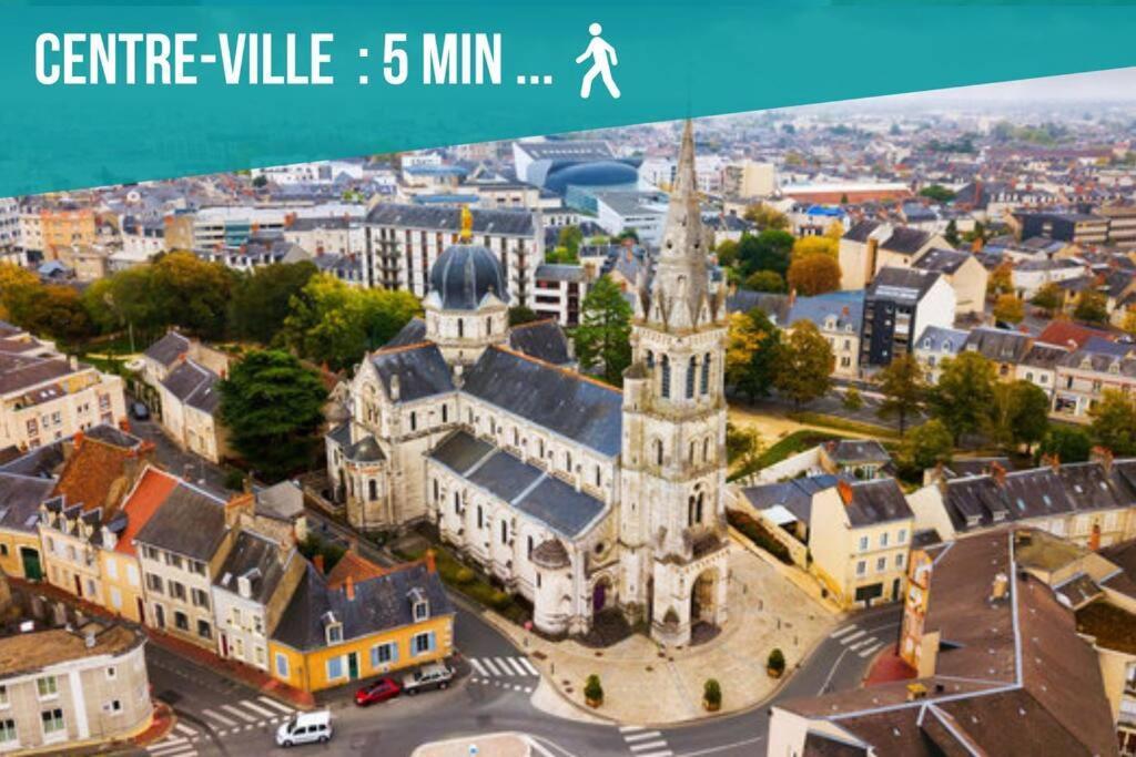 Le Petit Faubourg • Fibre • Proche Centre-Ville Châteauroux Exterior foto
